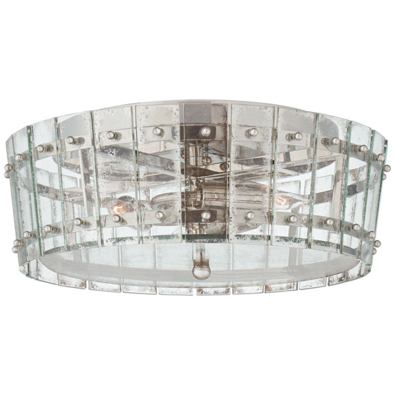 Flush Mounts Bowl Style by Visual Comfort Signature ( 268 | S 4651PN-AM Cadence ) 