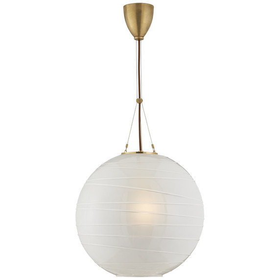 Pendants Glass Down by Visual Comfort Signature ( 268 | AH 5015NB-FG Hailey ) 