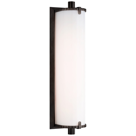 Bathroom Fixtures Cylindrical / Linear by Visual Comfort Signature ( 268 | TOB 2192BZ-WG Calliope Bath ) 