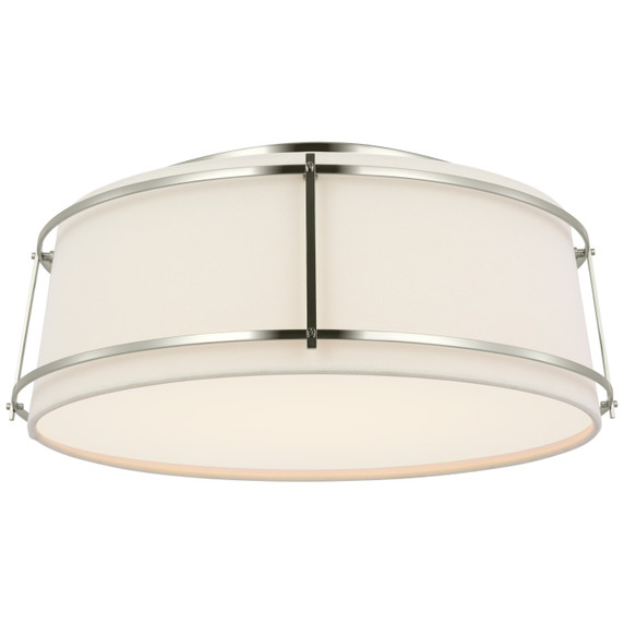 Flush Mounts Drum Shade by Visual Comfort Signature ( 268 | S 4687PN-L/FA Callaway ) 