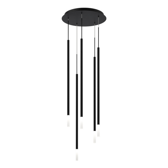 Pendants Multi-port/Cascade by W.A.C. Lighting ( 34 | PD-69405R2-BK Viggo ) 