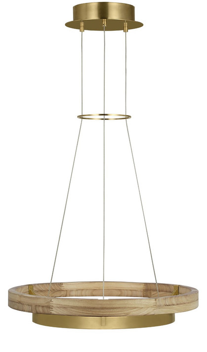 Mid. Chandeliers Ring/Halo by Visual Comfort Modern ( 182 | 700GRC24HABNO-LED930 Grace ) 