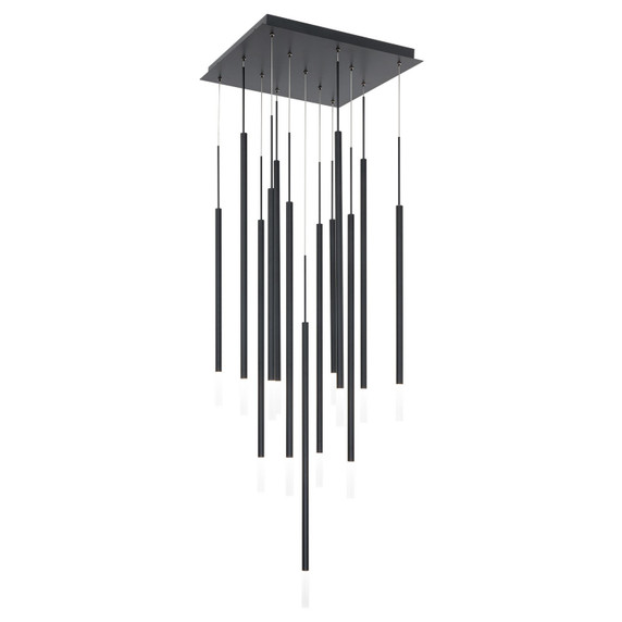 Mid. Chandeliers Multi-Port/Cascade by W.A.C. Lighting ( 34 | PD-69413S-BK Viggo ) 