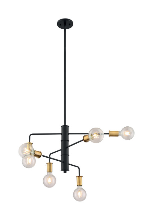 Mid. Chandeliers Glass Down by Nuvo Lighting ( 72 | 60-7344 Ryder ) 