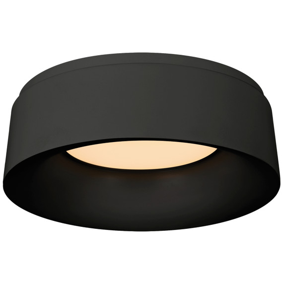Flush Mounts Drum Shade by Visual Comfort Signature ( 268 | BBL 4094BLK Halo ) 