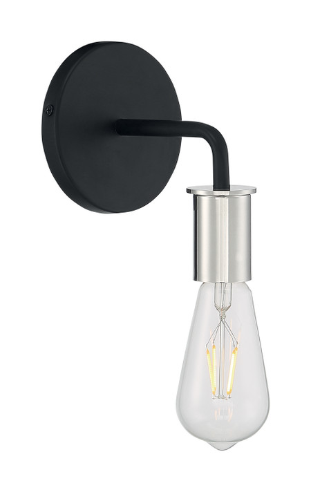 Sconces Single Glass by Nuvo Lighting ( 72 | 60-7351 Ryder ) 