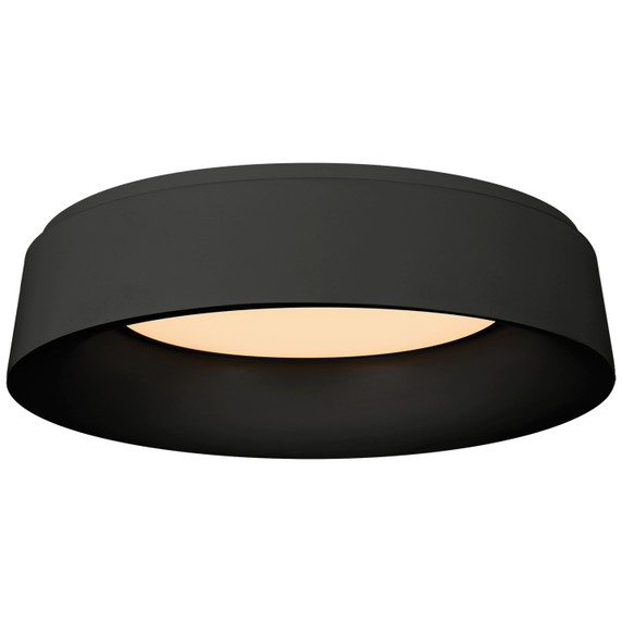 Flush Mounts Drum Shade by Visual Comfort Signature ( 268 | BBL 4096BLK Halo ) 