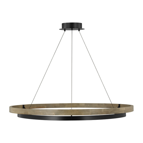 Large Chandeliers Ring/Halo by Visual Comfort Modern ( 182 | 700GRC48BW-LED930 Grace ) 