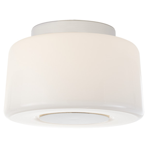 Semi-Flush Mts. Drum Shade by Visual Comfort Signature ( 268 | BBL 4105PN-WG Acme ) 