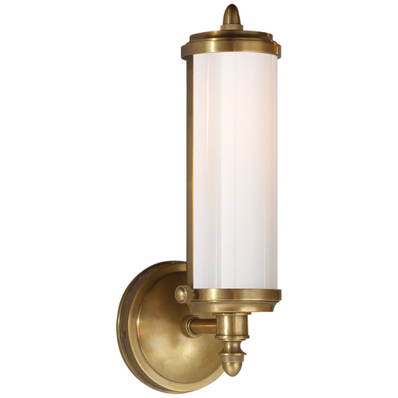 Sconces Single Glass by Visual Comfort Signature ( 268 | TOB 2206HAB-WG Merchant ) 