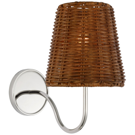 Sconces Single Candle by Visual Comfort Signature ( 268 | AL 2000PN-DRW Lyndsie ) 