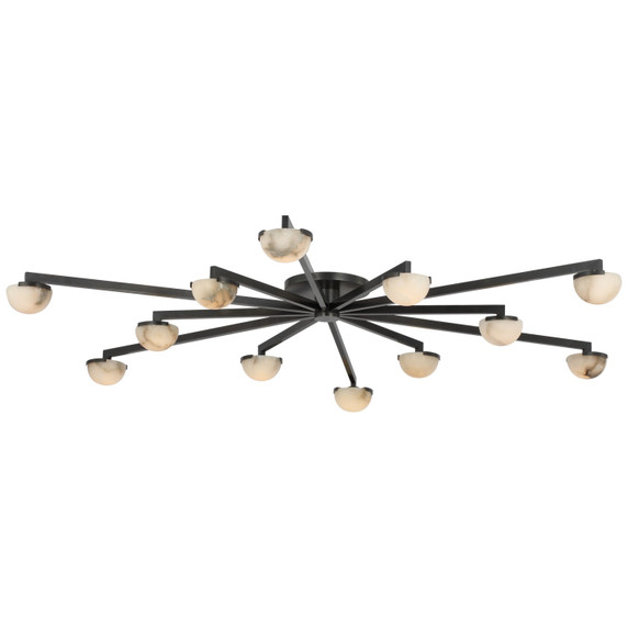Flush Mounts Multi-Port/Cluster by Visual Comfort Signature ( 268 | KW 4624BZ-ALB Pedra ) 