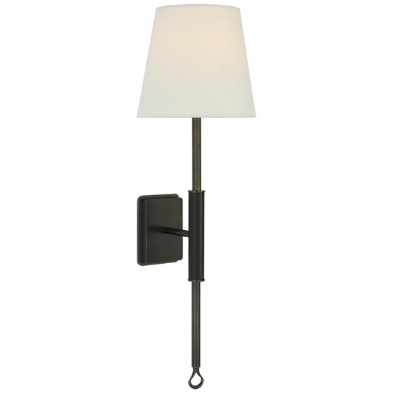 Sconces Single Candle by Visual Comfort Signature ( 268 | AL 2006BZ/CHC-L Griffin ) 
