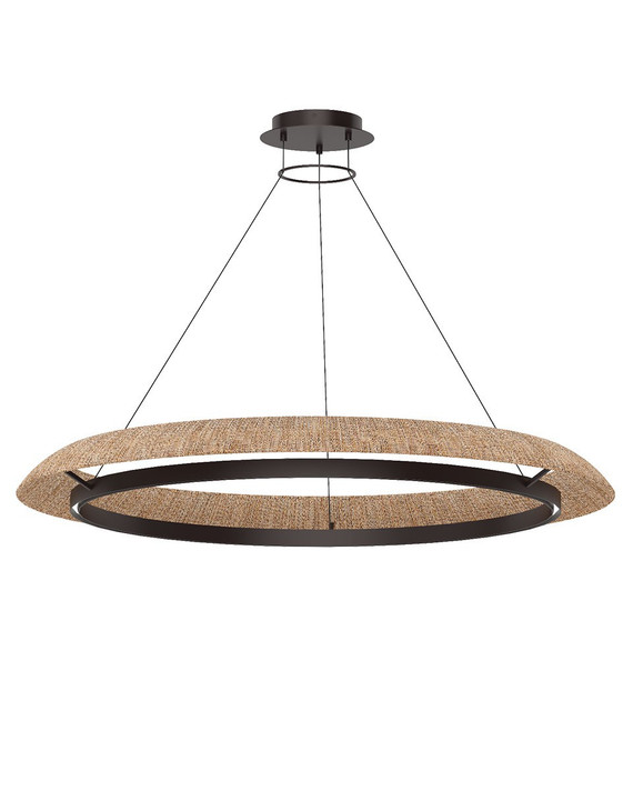 Large Chandeliers Ring/Halo by Visual Comfort Modern ( 182 | SLCH55727NTBZ Noa ) 