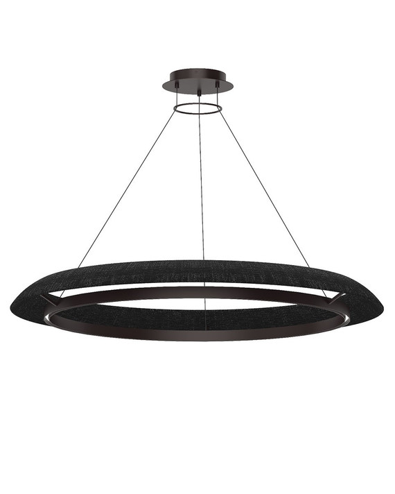 Large Chandeliers Ring/Halo by Visual Comfort Modern ( 182 | SLCH55727WBKBZ Noa ) 