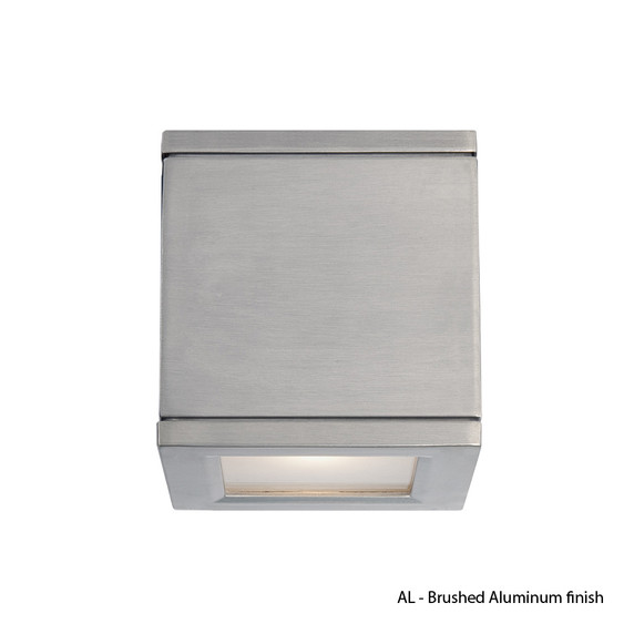 Exterior Wall Mt./Flush by W.A.C. Lighting ( 34 | WS-W2504-AL Rubix ) 