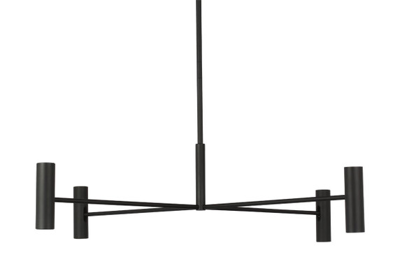 Mid. Chandeliers Metal Shade by Visual Comfort Modern ( 182 | SLCH57030B Ponte ) 