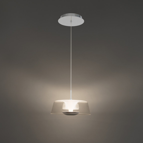 Pendants Glass Down by W.A.C. Lighting ( 34 | PD-75209-CH Branwen ) 