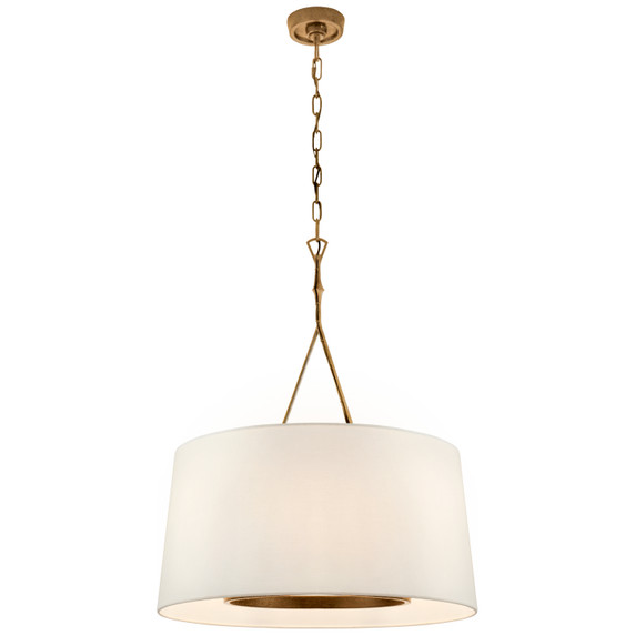 Pendants Drum Shade by Visual Comfort Signature ( 268 | S 5401GI-L Dauphine ) 