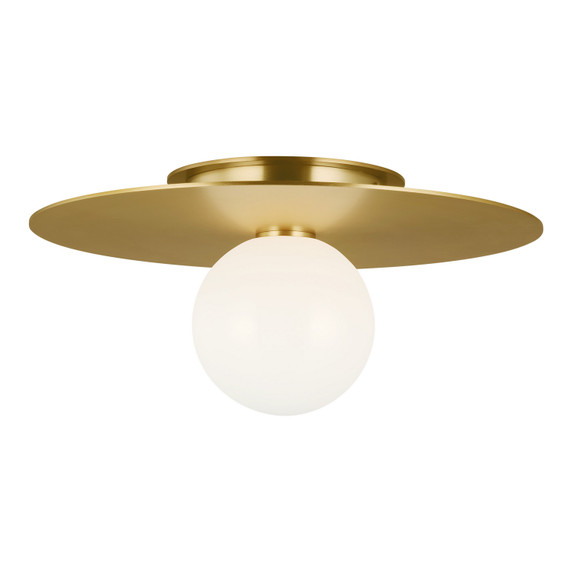 Flush Mounts Exposed Lamps by Visual Comfort Studio ( 454 | KF1011BBS Nodes ) 