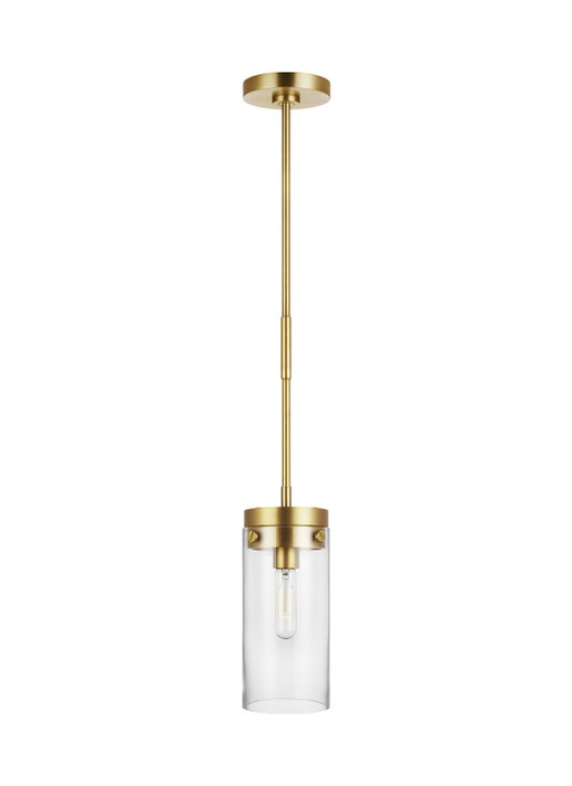 Pendants Glass Down by Visual Comfort Studio ( 454 | CP1001BBS Garrett ) 