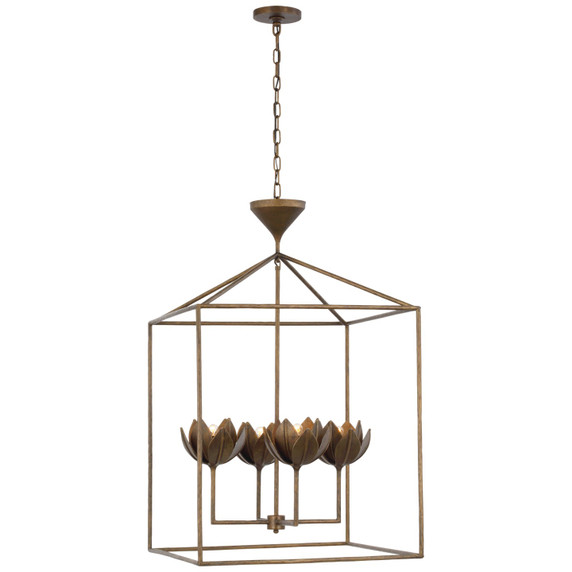 Foyer/Hall Lanterns Open Frame by Visual Comfort Signature ( 268 | JN 5303ABL Alberto ) 