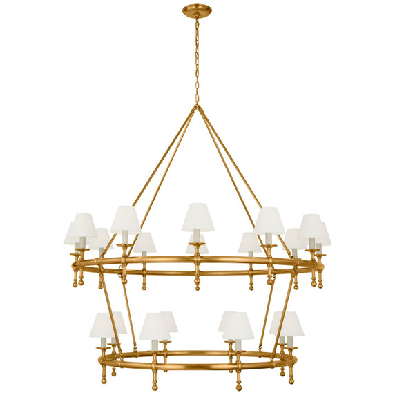 Large Chandeliers Candle by Visual Comfort Signature ( 268 | CHC 5825AB-L Classic ) 