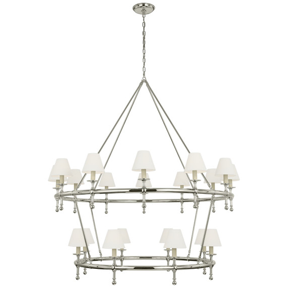 Large Chandeliers Candle by Visual Comfort Signature ( 268 | CHC 5825PN-L Classic ) 