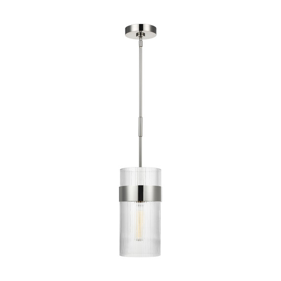 Mini Pendants Glass Down by Visual Comfort Studio ( 454 | CP1171PN Geneva ) 