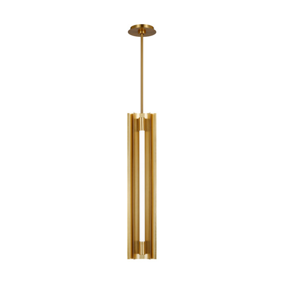 Mini Pendants Exposed Lamps by Visual Comfort Studio ( 454 | KP1084BBS Carson ) 