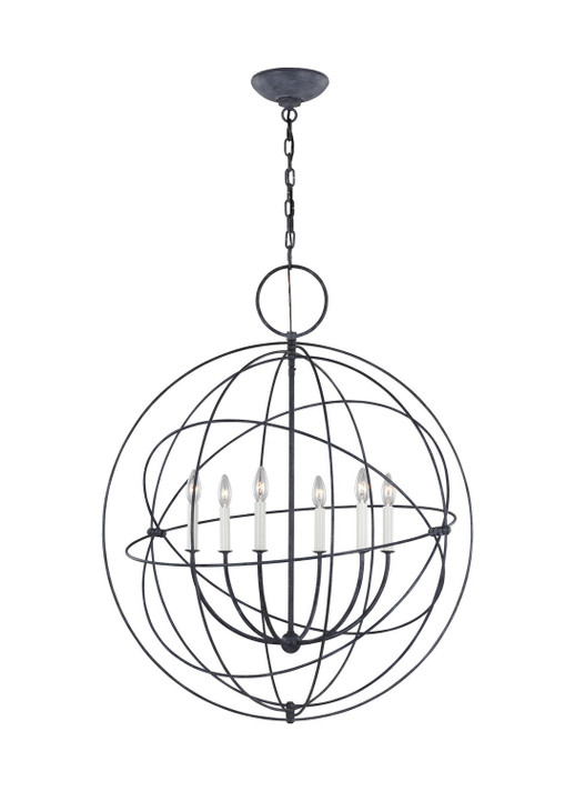 Large Chandeliers Candle by Visual Comfort Studio ( 454 | CP1246WGV Bayberry ) 