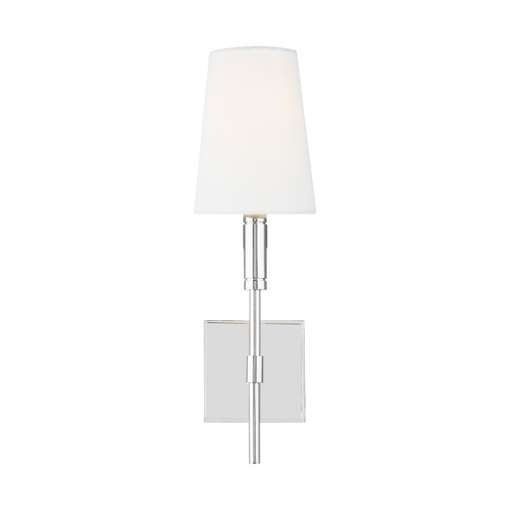 Sconces Single Candle by Visual Comfort Studio ( 454 | TW1031PN Beckham Classic ) 