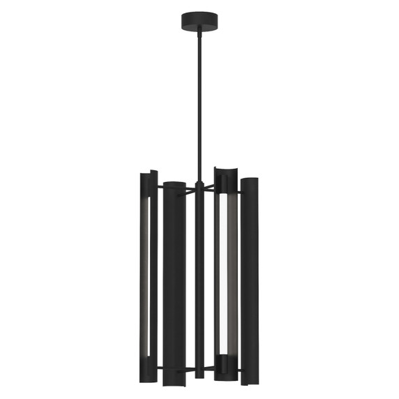 Pendants Exposed Lamps by Visual Comfort Studio ( 454 | KP1104MBK Carson ) 