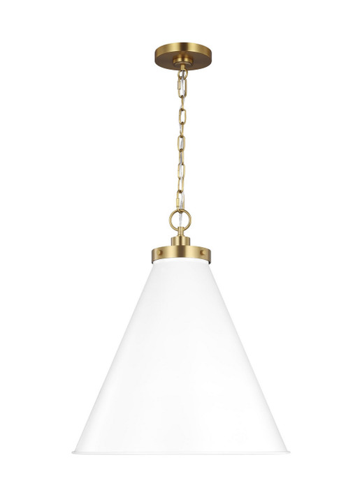 Pendants Metal Shade by Visual Comfort Studio ( 454 | CP1281MWTBBS Wellfleet ) 