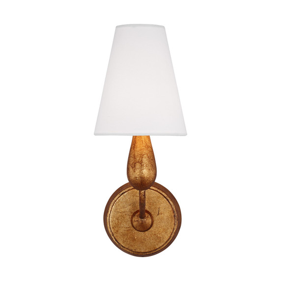 Sconces Single Candle by Visual Comfort Studio ( 454 | TW1161ADB Ziba ) 