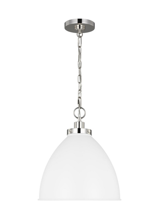 Pendants Metal Shade by Visual Comfort Studio ( 454 | CP1291MWTPN Wellfleet ) 