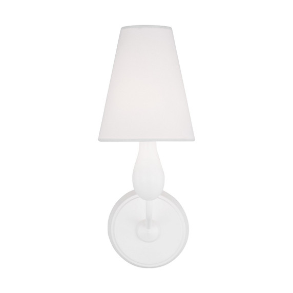 Sconces Single Candle by Visual Comfort Studio ( 454 | TW1161MWT Ziba ) 