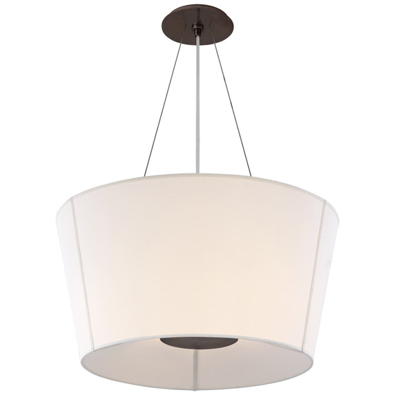 Pendants Fabric Shade by Visual Comfort Signature ( 268 | BBL 5115BZ-L Hoop ) 