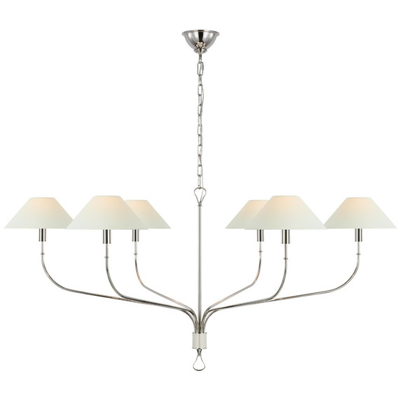 Large Chandeliers Candle by Visual Comfort Signature ( 268 | AL 5006PN/PAR-L Griffin ) 