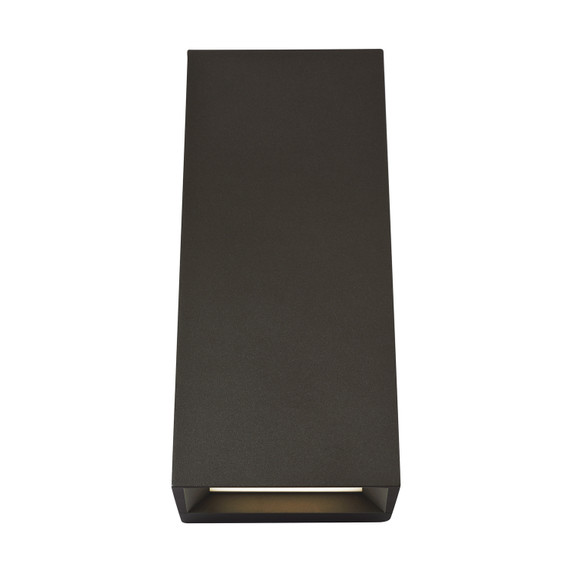 Exterior Wall Mt./Flush by Visual Comfort Modern ( 182 | 700OWPIT12Z-LED930 Pitch ) 