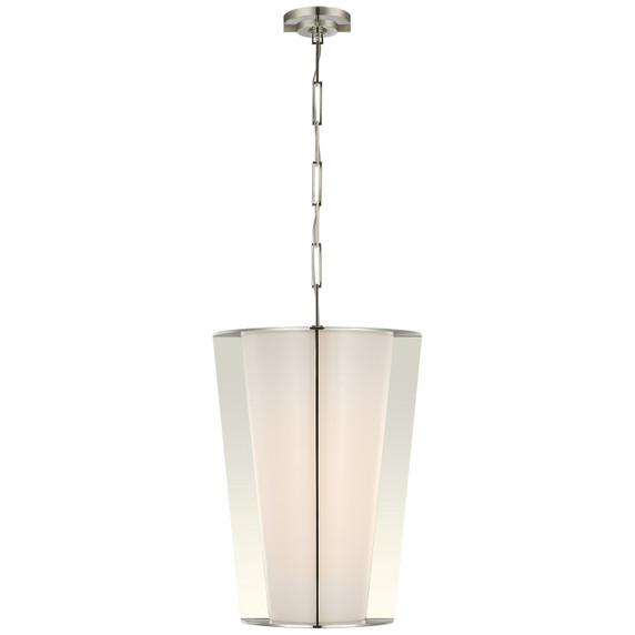 Foyer/Hall Lanterns Glass w/Frame by Visual Comfort Signature ( 268 | BBL 5190PN-WG Phinn ) 