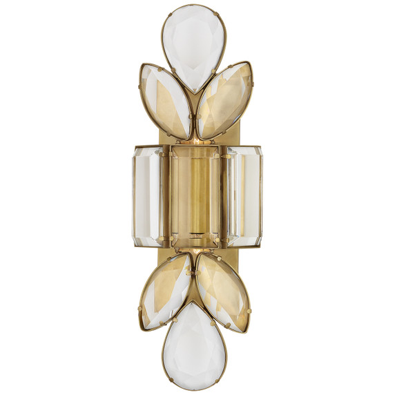 Sconces Single Glass by Visual Comfort Signature ( 268 | KS 2017SB-CG Lloyd ) 
