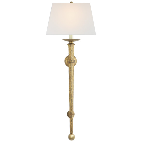 Sconces Single Candle by Visual Comfort Signature ( 268 | CHD 1407GI-L Iron Torch ) 