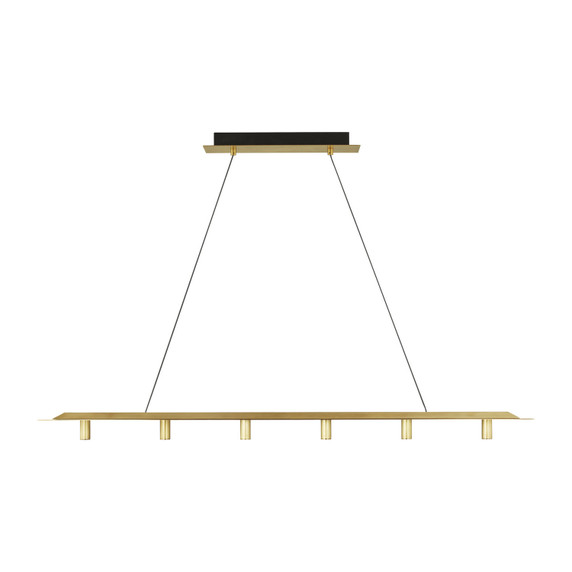 Linear/Island 4 Light + by Visual Comfort Modern ( 182 | 700LSPNT50NB-LED930 Ponte ) 