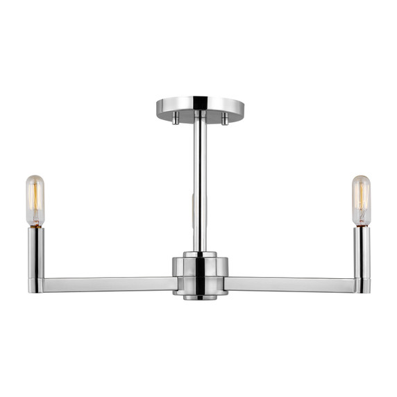 Semi-Flush Mts. Candle by Visual Comfort Studio ( 454 | 7764203-05 Fullton ) 