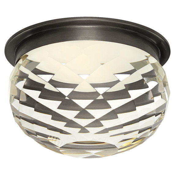 Flush Mounts Bowl Style by Visual Comfort Signature ( 268 | S 7000BZ-CG Hillam ) 