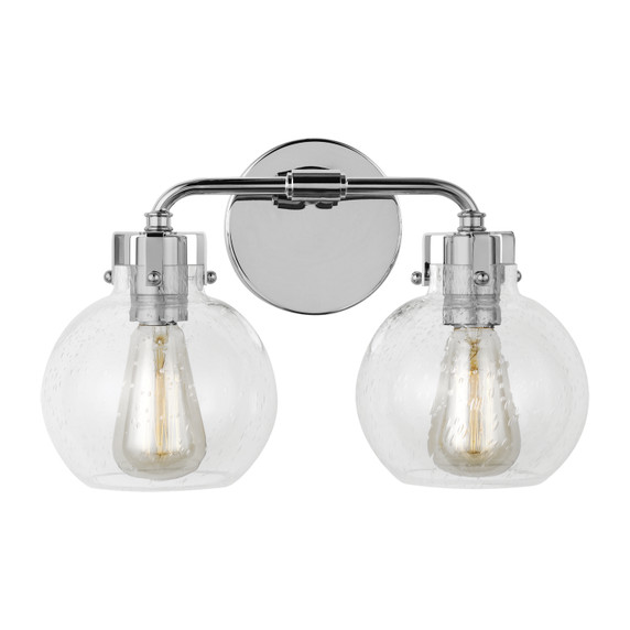 Bathroom Fixtures Two Lights by Visual Comfort Studio ( 454 | VS24402CH Clara ) 
