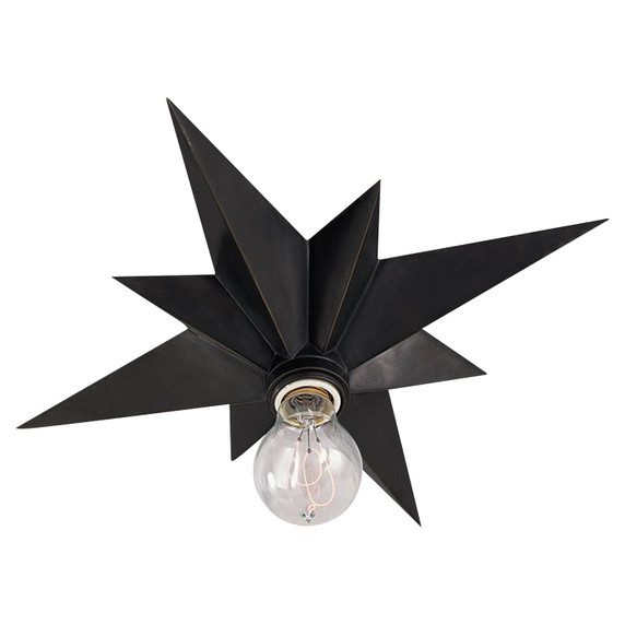 Flush Mounts Exposed Lamps by Visual Comfort Signature ( 268 | SC 4000BZ Star ) 