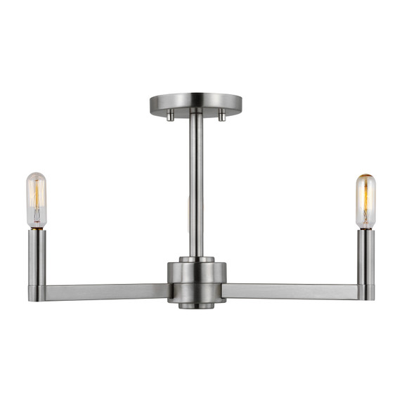 Semi-Flush Mts. Candle by Visual Comfort Studio ( 454 | 7764203EN-962 Fullton ) 