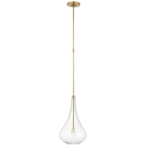 Mini Pendants Glass Down by Visual Comfort Signature ( 268 | CD 5027SB-CG Lomme ) 